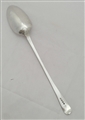 Antique Sterling Silver Hallmarked George III Feather Edged Pattern Gravy Spoon 1819