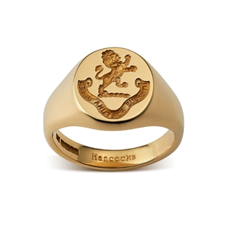 Men's Gold Signet Ring