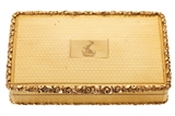 A William IV gold snuff box : MyFamilySilver.com