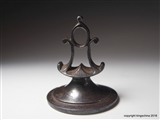 Fine Georgian Steel Armorial Intaglio Wax Seal Fob