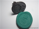 Fine Georgian Steel Armorial Intaglio Wax Seal Fob