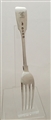 Antique Victorian Silver Fiddle Pattern Dessert Fork 1849