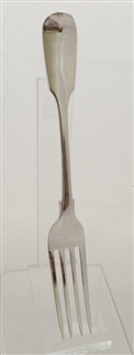 Antique Victorian Silver Fiddle Pattern Dessert Fork 1849