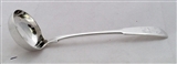 Antique Scottish hallmarked Sterling Silver Fiddle Pattern Toddy Ladle 1829