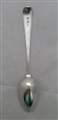 Antique hallmarked Sterling George III Silver Old English Pattern Teaspoon 1783