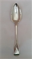 Antique Sterling Silver Hallmarked George III Fiddle Pattern Dessert Spoon 1817