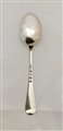 Antique Victorian Hallmarked sterling Scottish Silver bright-cut teaspoon 1881