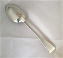 An Antique Hallmarked Sterling George II Silver Hanoverian Pattern Tablespoon, 1758