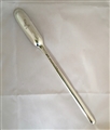 A good Antique Silver George III Silver Feather Edged Marrow Scoop, 1773