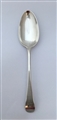 Hallmarked Antique Sterling Silver George III Silver Old English Pattern tablespoon 1783