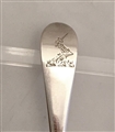 Antique George III Sterling Silver Old English Pattern Dessert  Spoon c.1775