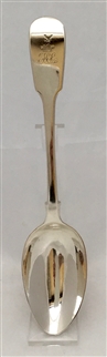 Antique Victorian Sterling Silver Fiddle pattern tablespoon, 1840