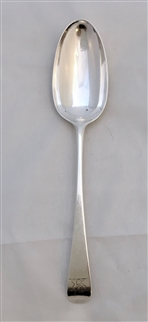 Antique George III Sterling Silver Old English Pattern Tablespoon