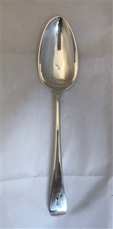 Antique George III Sterling Silver Old English Pattern Tablespoon 1797