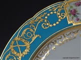 TSAR PRINCE ALEXANDER I BULGARIA Royal Sevres Armorial Porcelain Plate battenberg