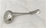 William IV Hallmarked Sterling Silver Fiddle Pattern Sifter Spoon 1831