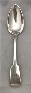 Antique William IV Exeter Hallmarked Sterling Silver Fiddle Pattern Dessert Spoon 1831