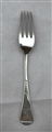 Antique George III Sterling Silver Old English Pattern Table Fork 1813