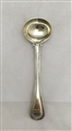 Antique Victorian Sterling Silver Old English Military Thread Pattern Salt Spoon 1847