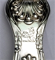 Set Six Antique William IV Sterling Silver Kings Honeysuckle Pattern Teaspoons 1835