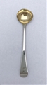 Antique George III Sterling Silver Old English Pattern Salt Spoon 1794