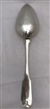 Antique Irish George III Sterling Silver Fiddle Pattern Large Table Spoon 1804