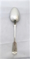 Antique Victorian Sterling Silver Fiddle Pattern Table Spoon 1850