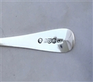 Antique Scottish Victorian Hallmarked Sterling Silver Old English Pattern Dessert Spoon 1844