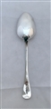 Antique Scottish Victorian Sterling Silver Old English Pattern Dessert Spoon 1844