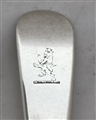Antique Irish Hallmarked Sterling Silver Fiddle Pattern Tablespoon 1817