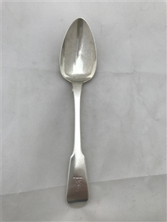 Antique Irish Sterling Silver Fiddle Pattern Tablespoon 1817
