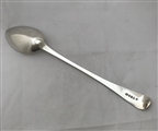 Antique Sterling Silver George III Gravy Basting Stuffing Spoon 1802