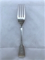 Antique Sterling Silver Victorian Fiddle pattern Dessert Fork 1855