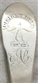 Antique Hallmarked Scottish Sterling Silver George III Pair Celtic Point Pattern Tablespoons 1801