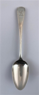 Antique Sterling Silver Hallmarked Victorian Silver Old English Thread Pattern Tablespoon 1842