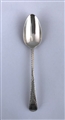 Antique Sterling Silver Hallmarked George III Bright Cut Old English Pattern Teaspoon c.1795