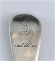 Antique Sterling Silver Hallmarked George II Hanoverian Pattern Table Spoon 1757