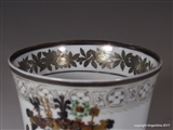 BERLIN Armorial Porcelain Cup & Saucer COUNT VON HARDENBERG Coat Arms PRUSSIA Crest Wappen tasse
