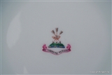 Armorial Porcelain Plate LITTLEJOHN Family Coat Arms Crest