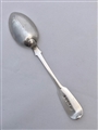 Antique Victorian Exeter Hallmarked Sterling Silver Fiddle Pattern Teaspoon, 1847