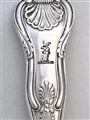 Pair Antique George III Sterling Silver King's pattern Dessert Forks, 1820