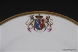 Sevres Armorial Porcelain Plate HERBERT Highclere Castle