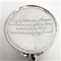 A Charles II silver tankard