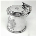 A Charles II silver tankard