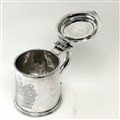 A Charles II silver tankard