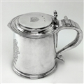 A Charles II silver tankard