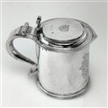 A Charles II silver tankard