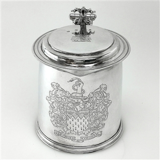 A Charles II silver tankard