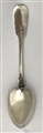 Antique Sterling Silver George III Fiddle and Shell pattern tablespoon 1823