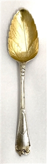 Antique Sterling Silver Berry Spoon by Elizabeth Jackson, 1749
